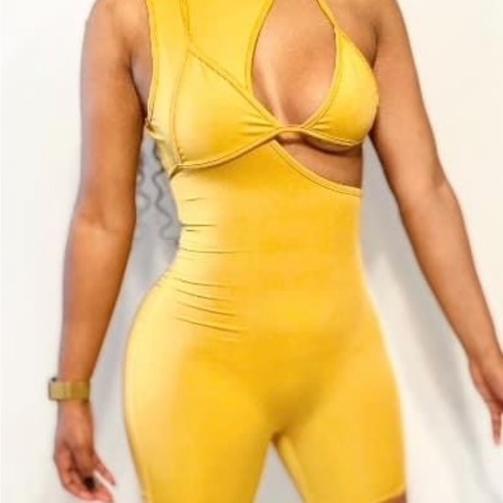 Elegant Mustard Jumpsuit